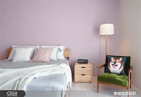 紫色油漆房間